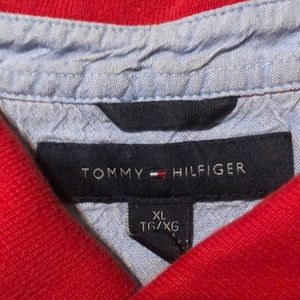 Dawgs Fans! Tommy Hilfiger XL Georgia Bulldawgs Red and White Polo. GO DAWGS!